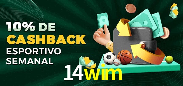 10% de bônus de cashback na 14wim