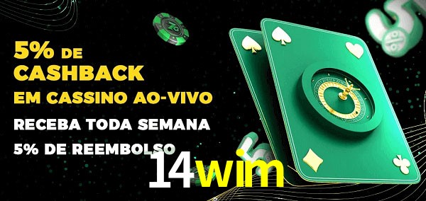 Promoções do cassino ao Vivo 14wim